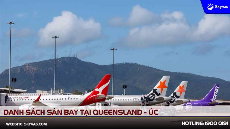 Danh sách sân bay tại Queensland, Úc - danh sach san bay tai queensland