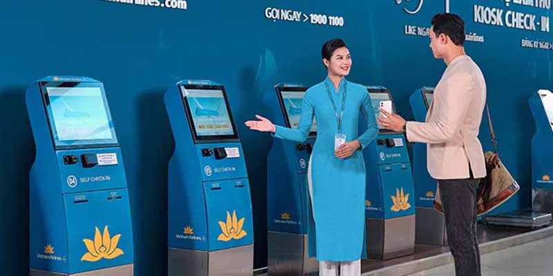 Kiosk Check-in Vietnam Airlines