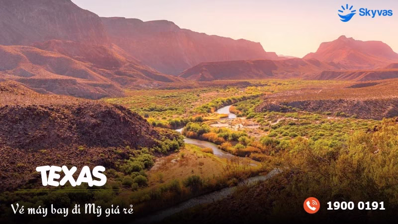 Vé máy bay đi Texas, Mỹ