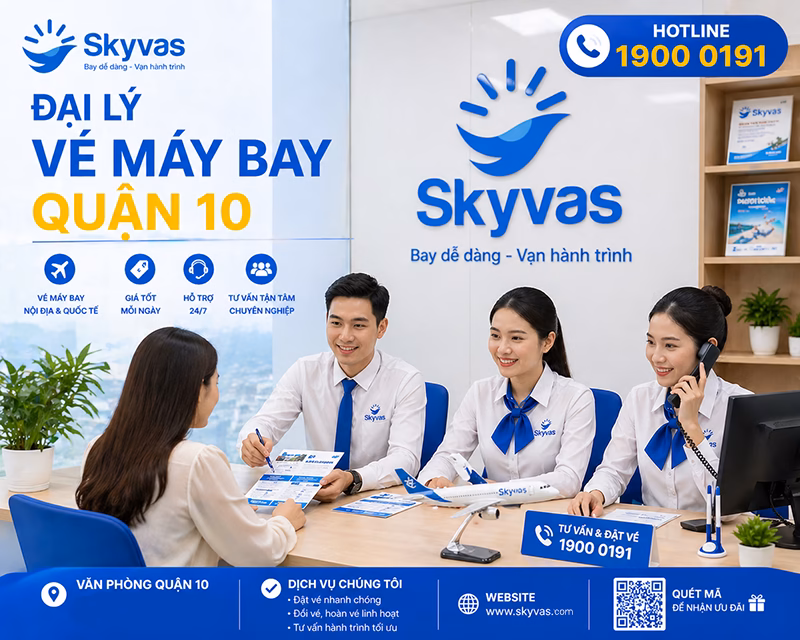 Đại lý vé máy bay quận 10 - dai ly ve may bay quan