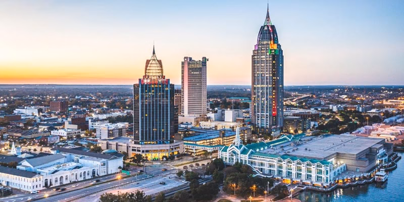 Đặt vé máy bay đi Mobile Alabama