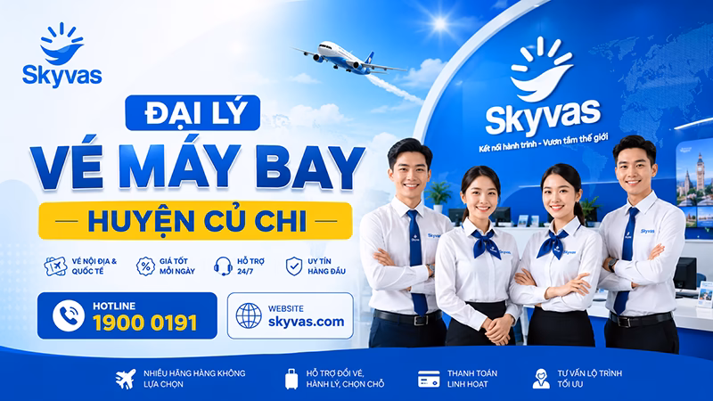 Đại lý vé máy bay Huyện Củ Chi - dai ly ve may bay huyen cu chi