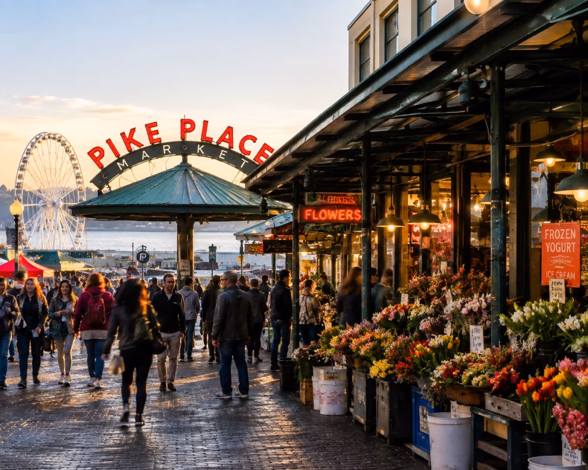 Chợ Pike Place Seattle