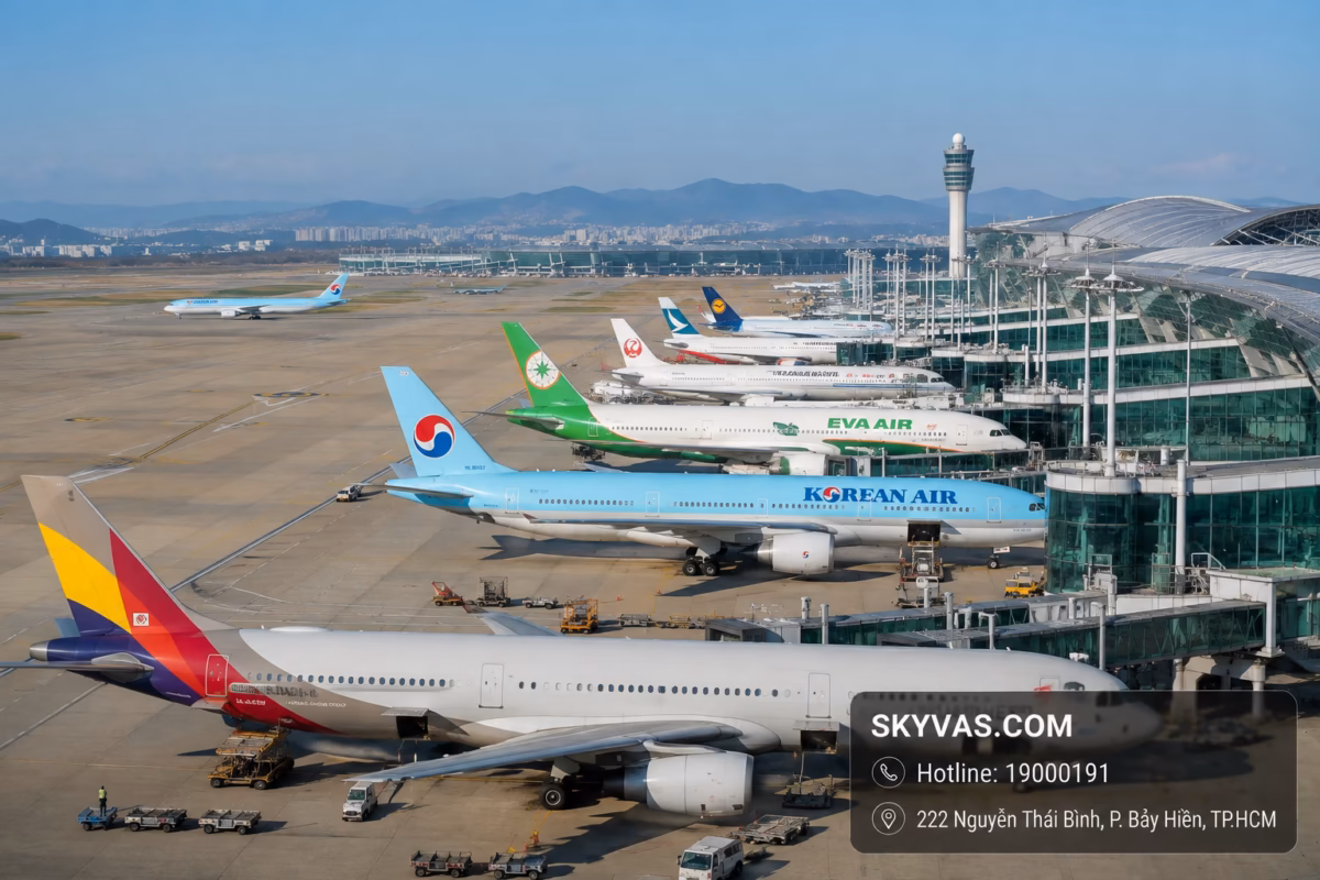 Nên chọn hãng nào khi bay đi Seoul
