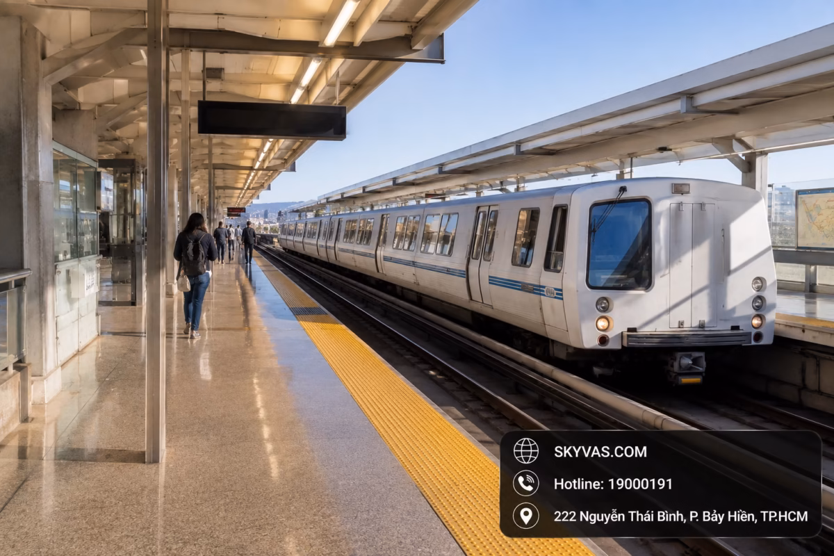 Di chuyển từ sân bay San Francisco vào trung tâm thành phố