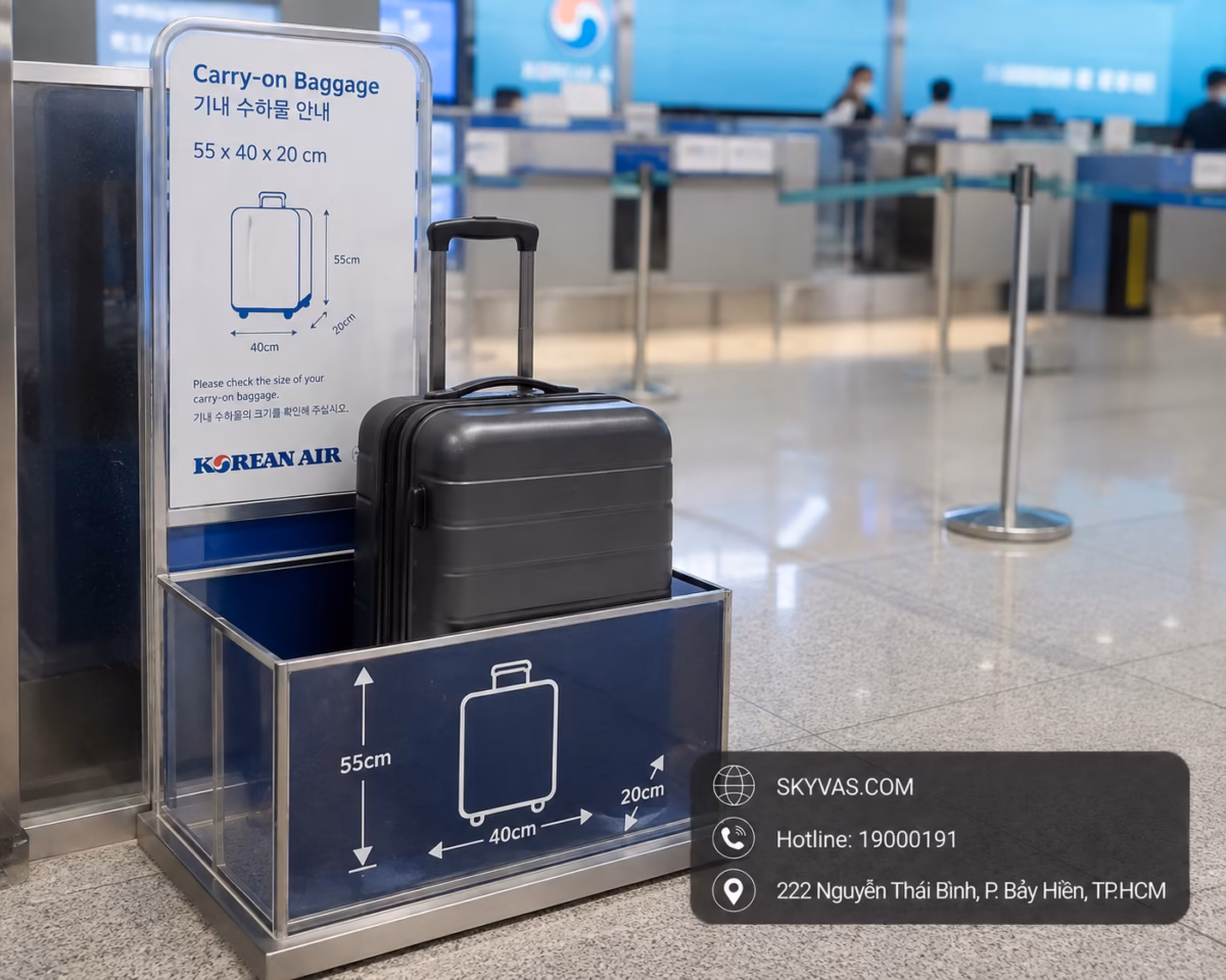 Chính sách hành lý Korean Air
