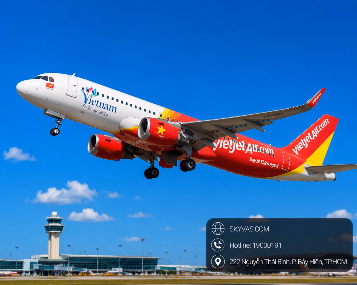 Kinh nghiệm bay Vietjet Air chi tiết