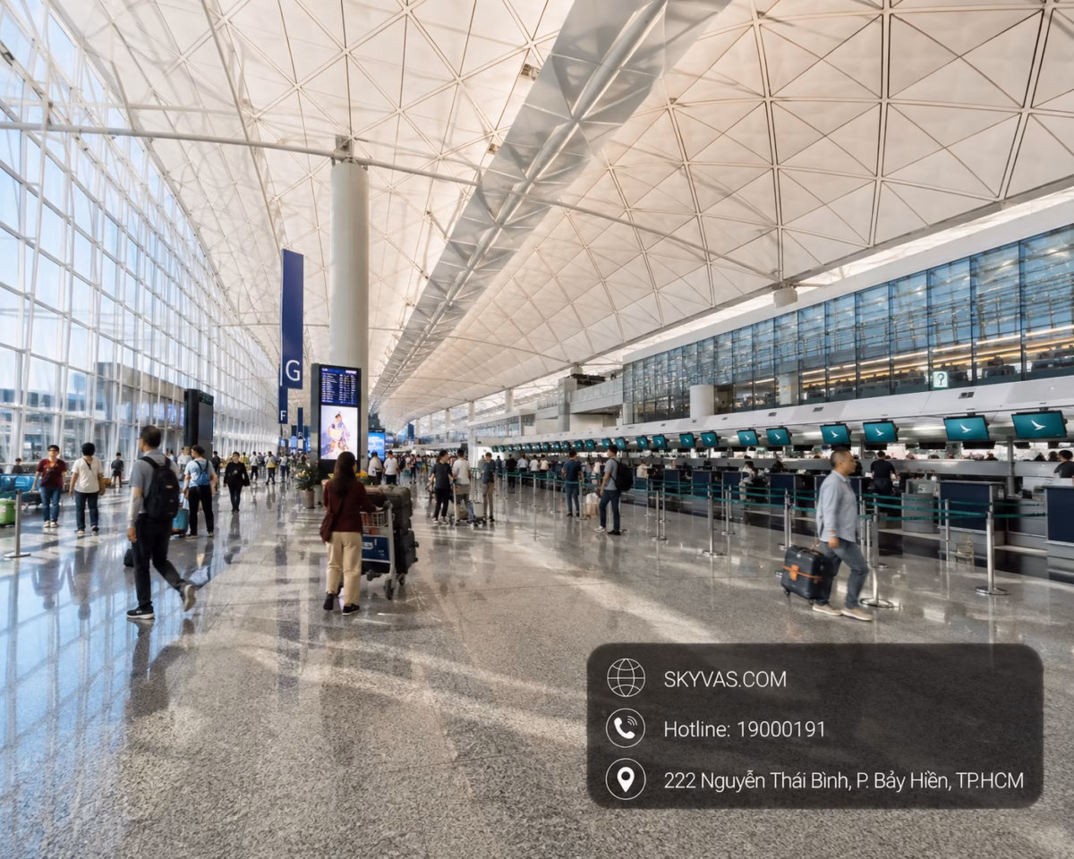 Quá cảnh tại Hong Kong với Cathay Pacific