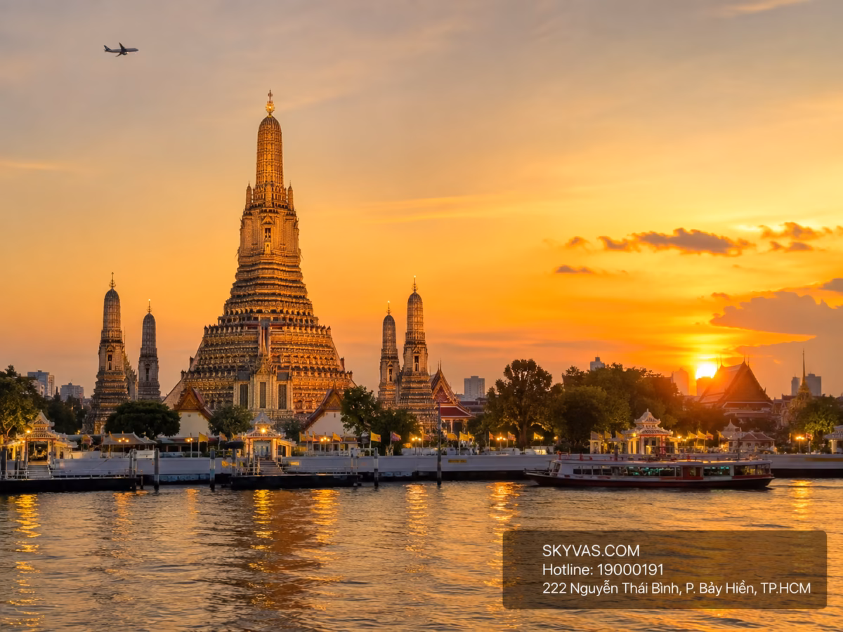 Giá vé máy bay đi Bangkok hiện tại