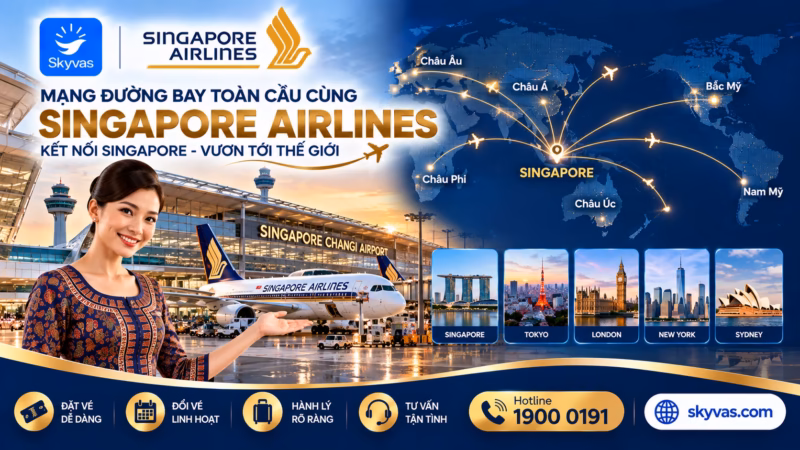 Mạng đường bay của Singapore Airlines